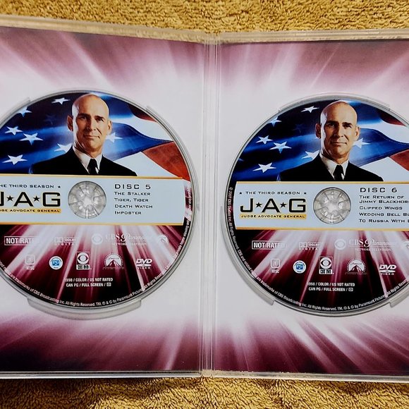 J A G - The complete 3rd season DVD's  (1997 - 1998) - Picture 4 of 4